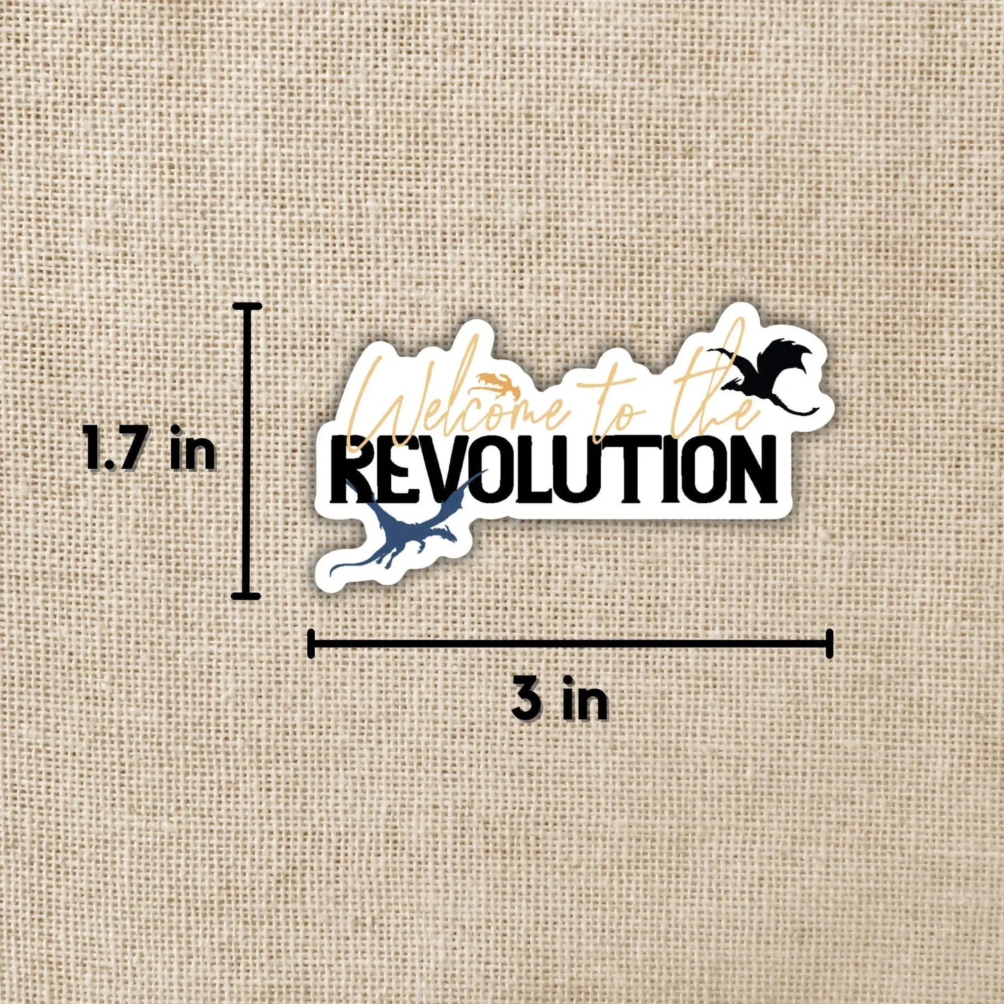 Welcome to the Revolution Sticker | Fourth Wing