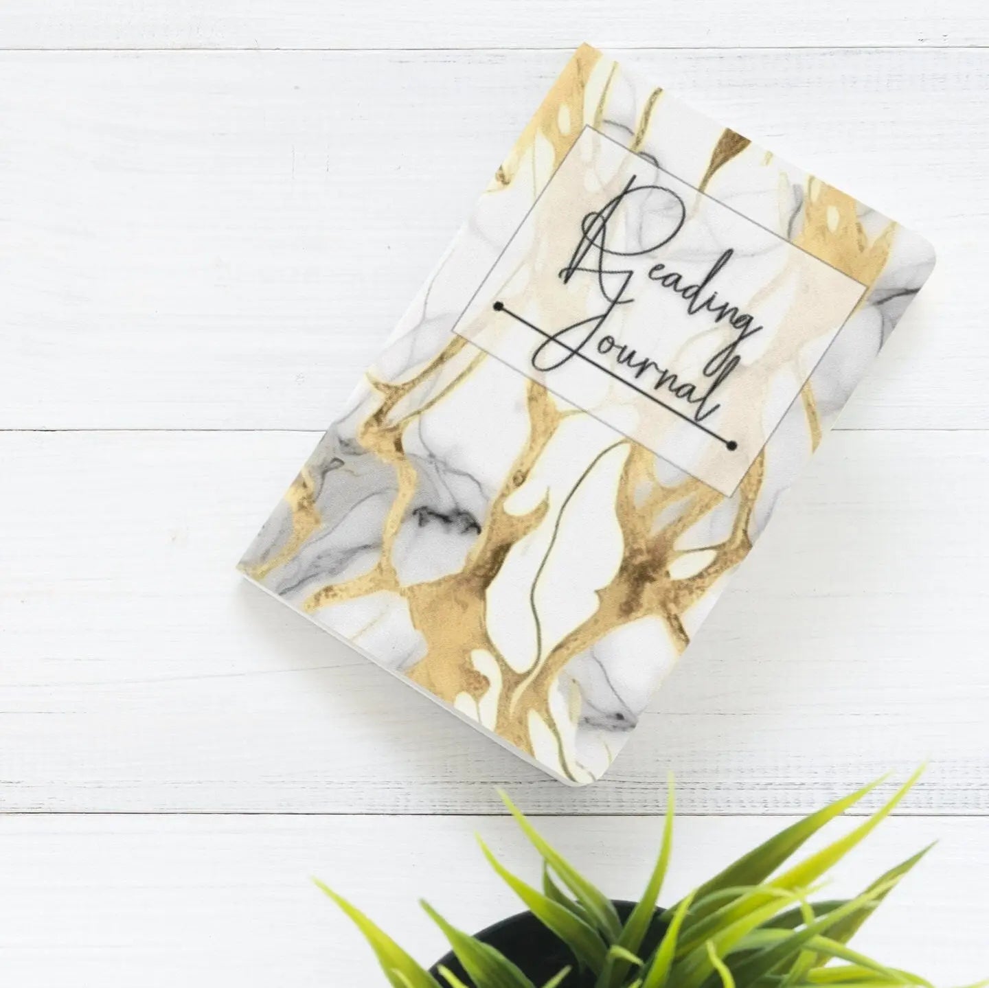 White Marble Book Journal: Elevate Your Reading Experience (Paperback)