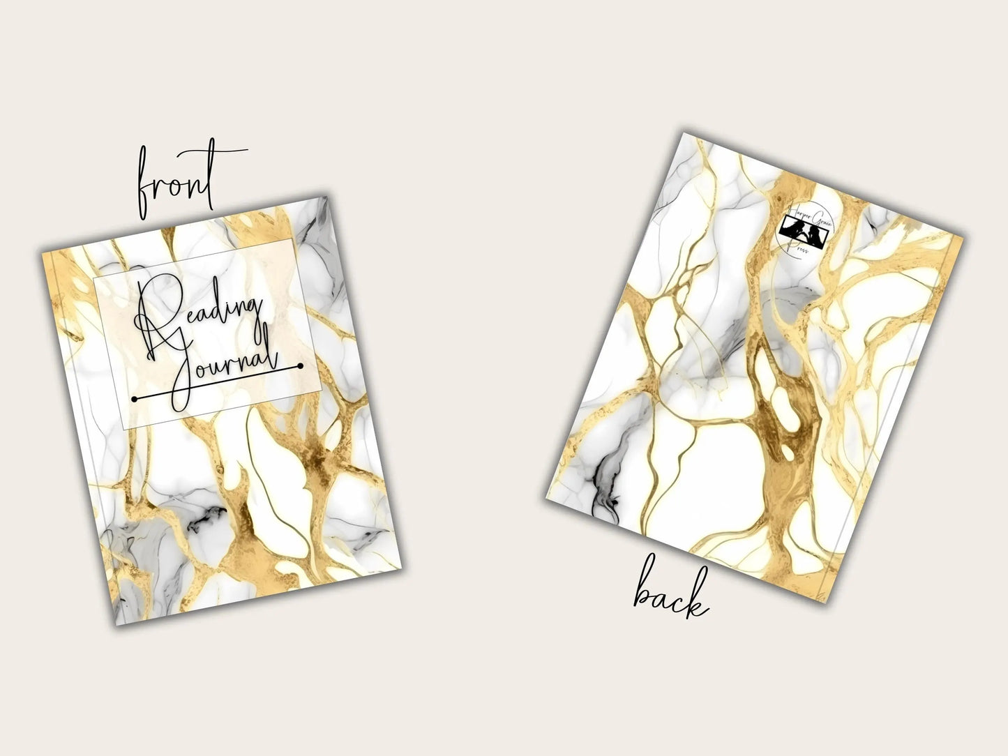 White Marble Book Journal: Elevate Your Reading Experience (Paperback)