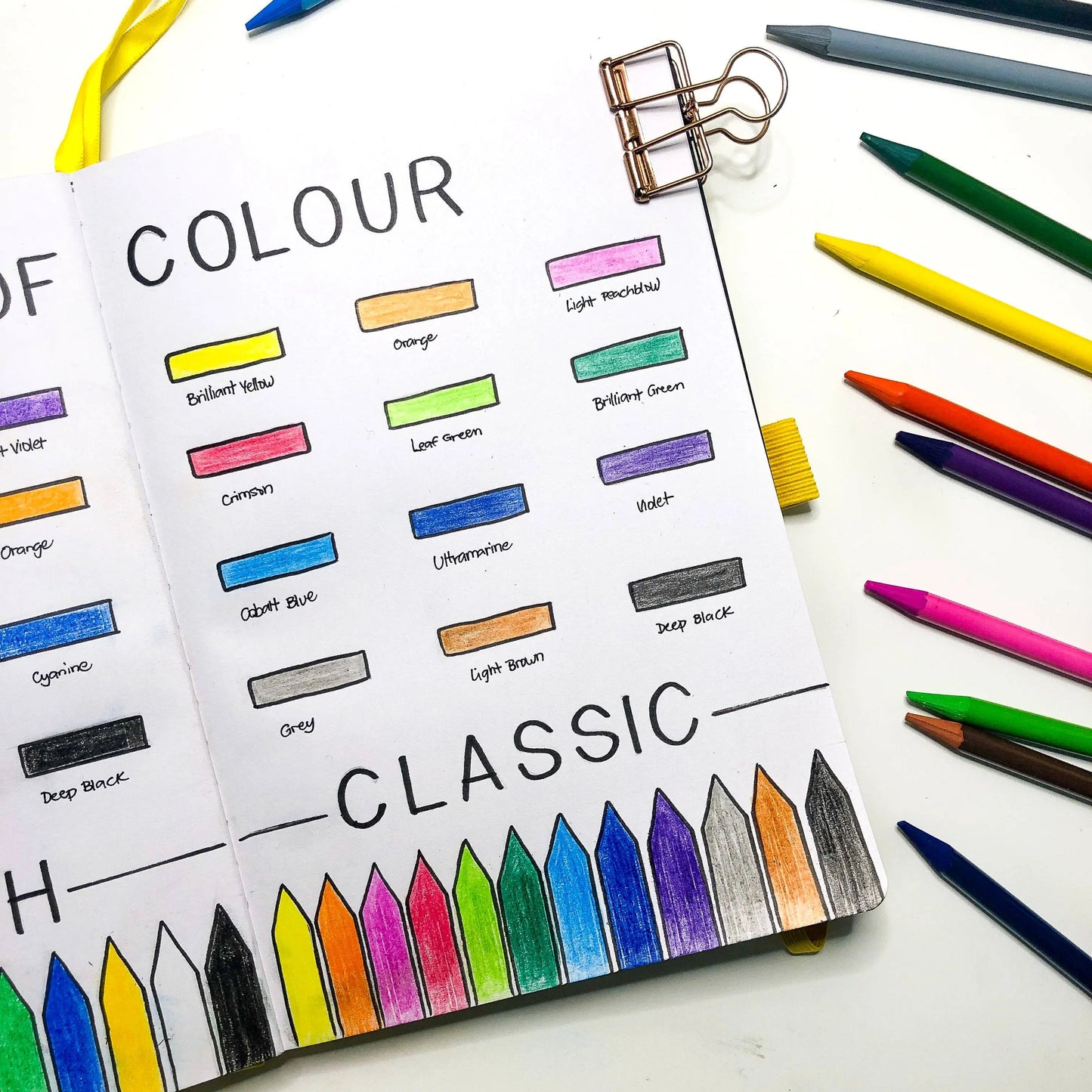 Woodless Colour Pencils - Classic Colour - Set of 12 Life of Colour