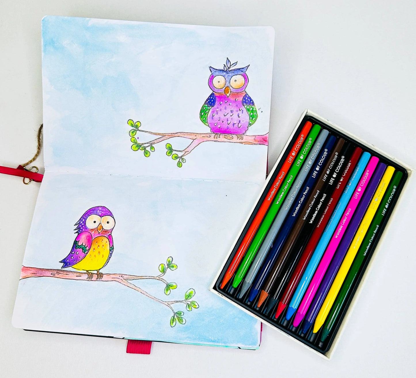 Woodless Colour Pencils - Classic Colour - Set of 12 Life of Colour