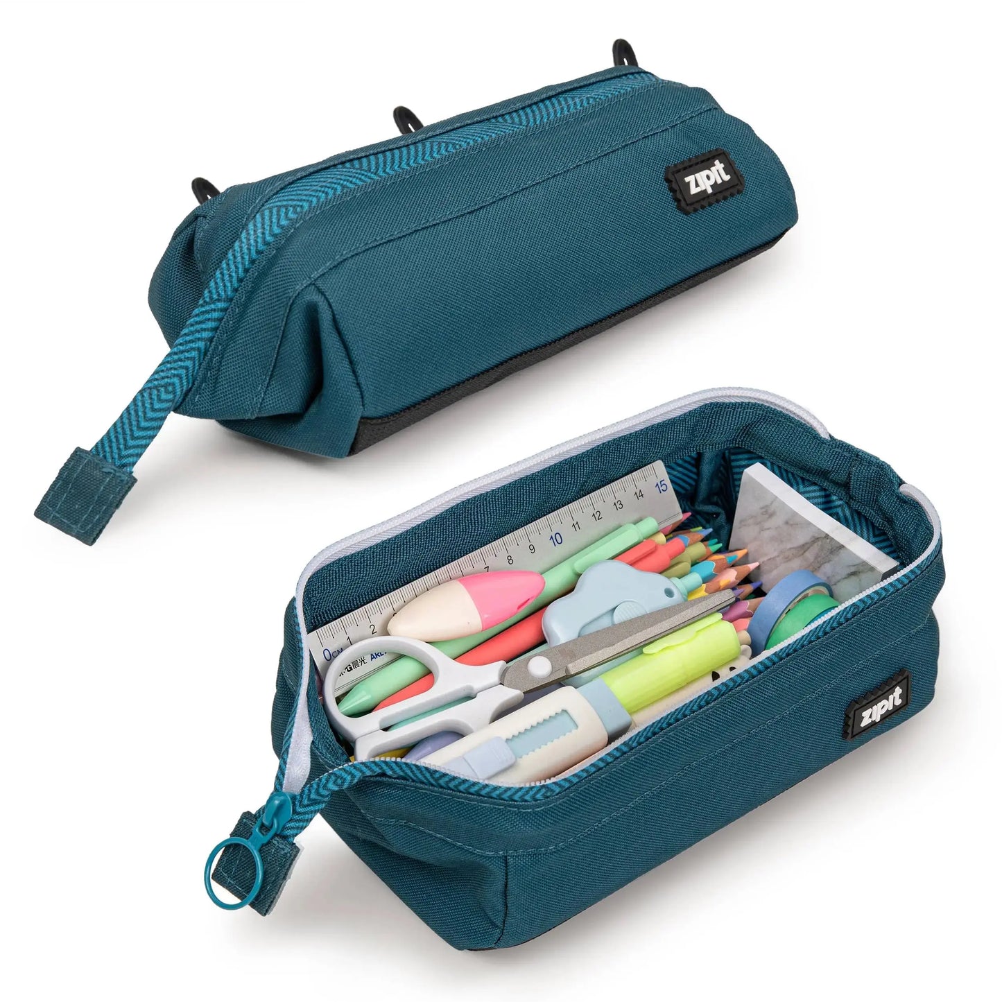 ZIPIT Lenny Pencil Case - Teal
