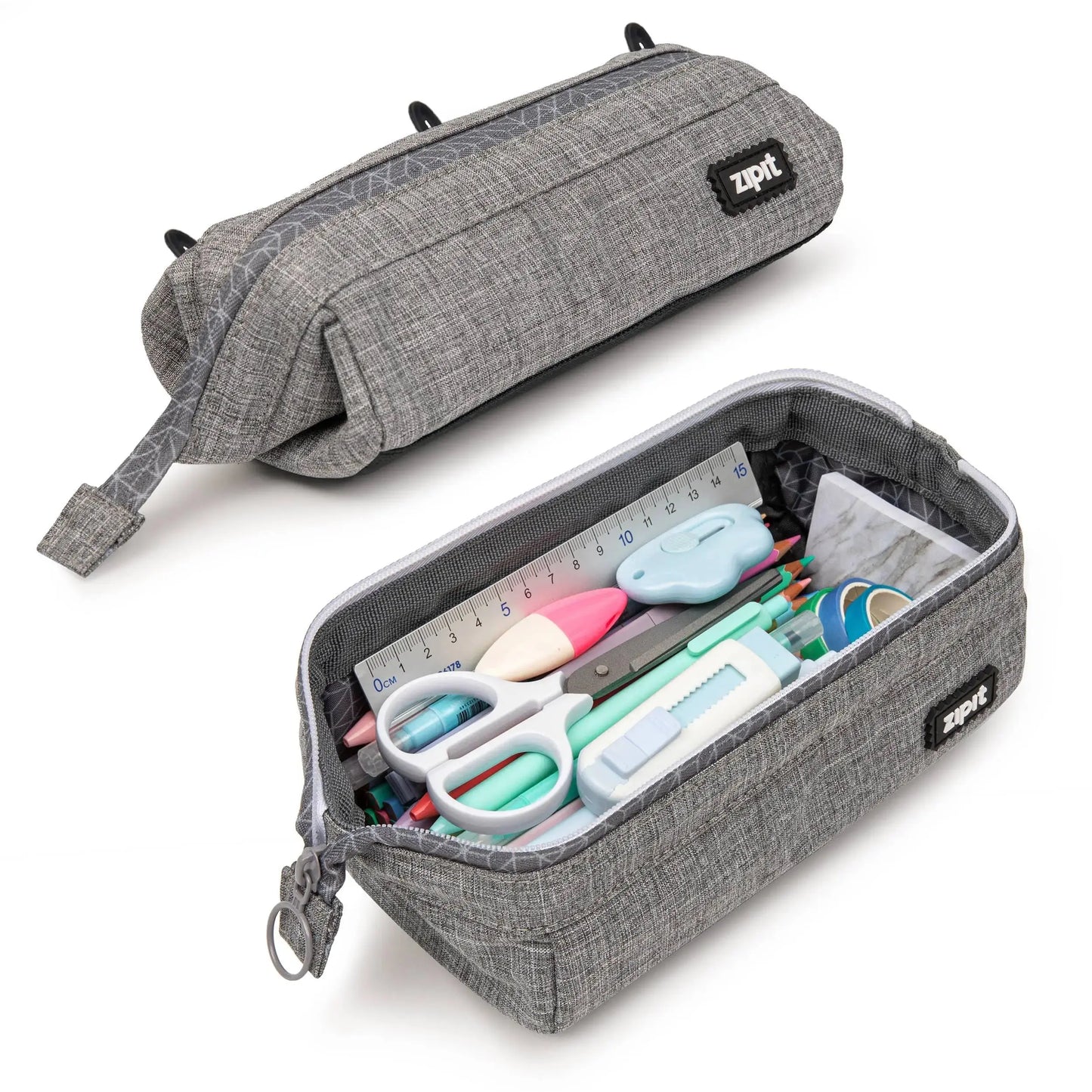 ZIPIT Lenny Pencil Case - Teal