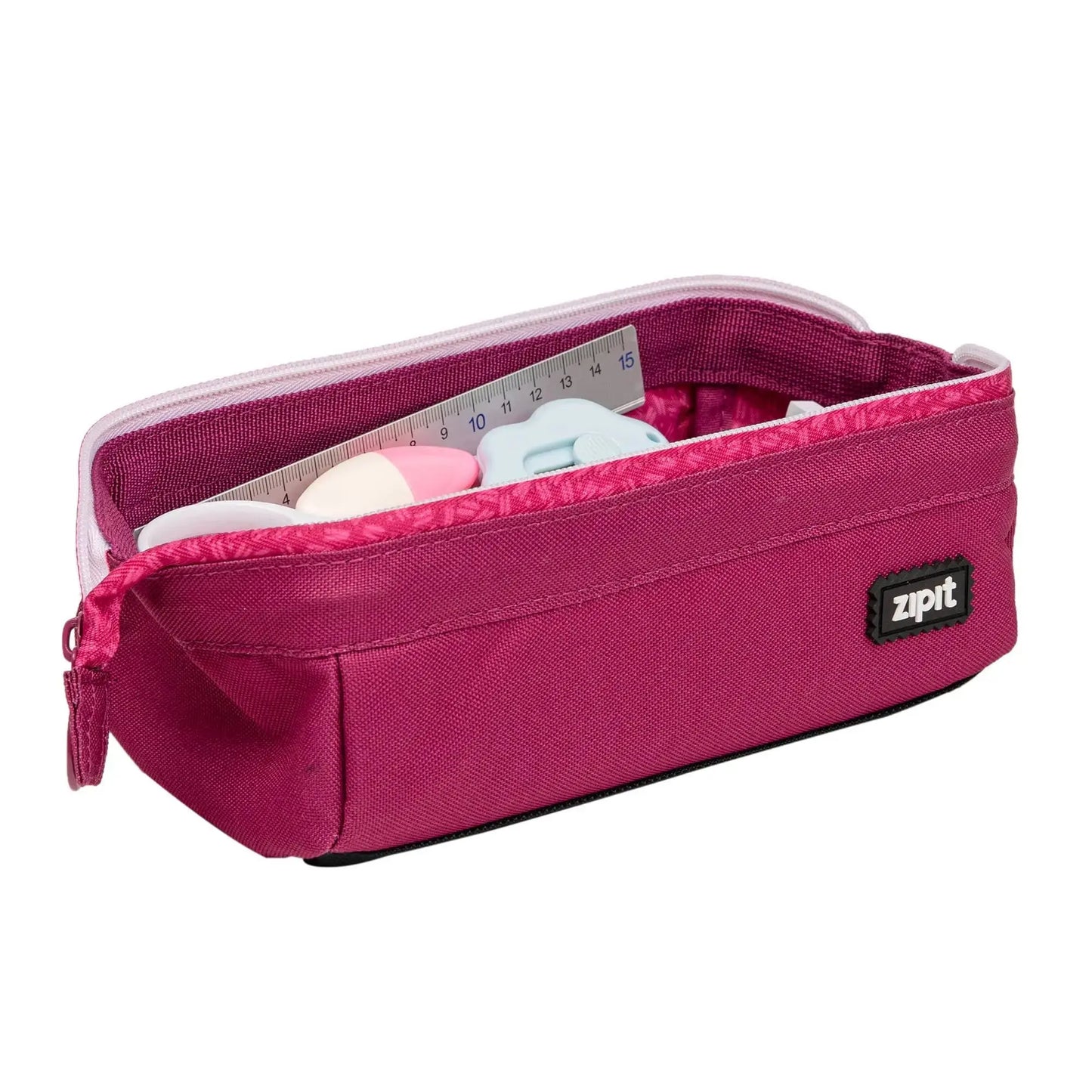 ZIPIT Lenny Pencil Case, Pink