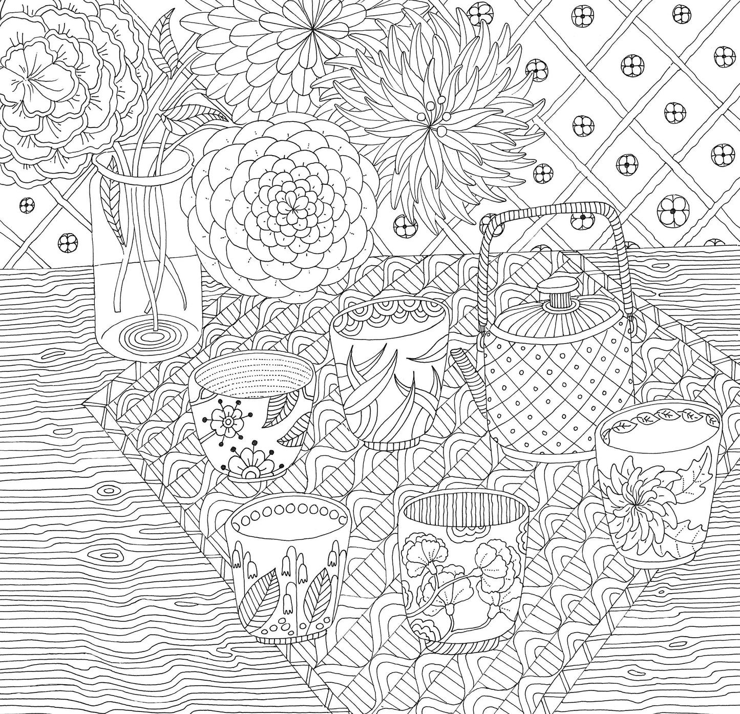 Zen Garden Coloring Book Peter Pauper Press