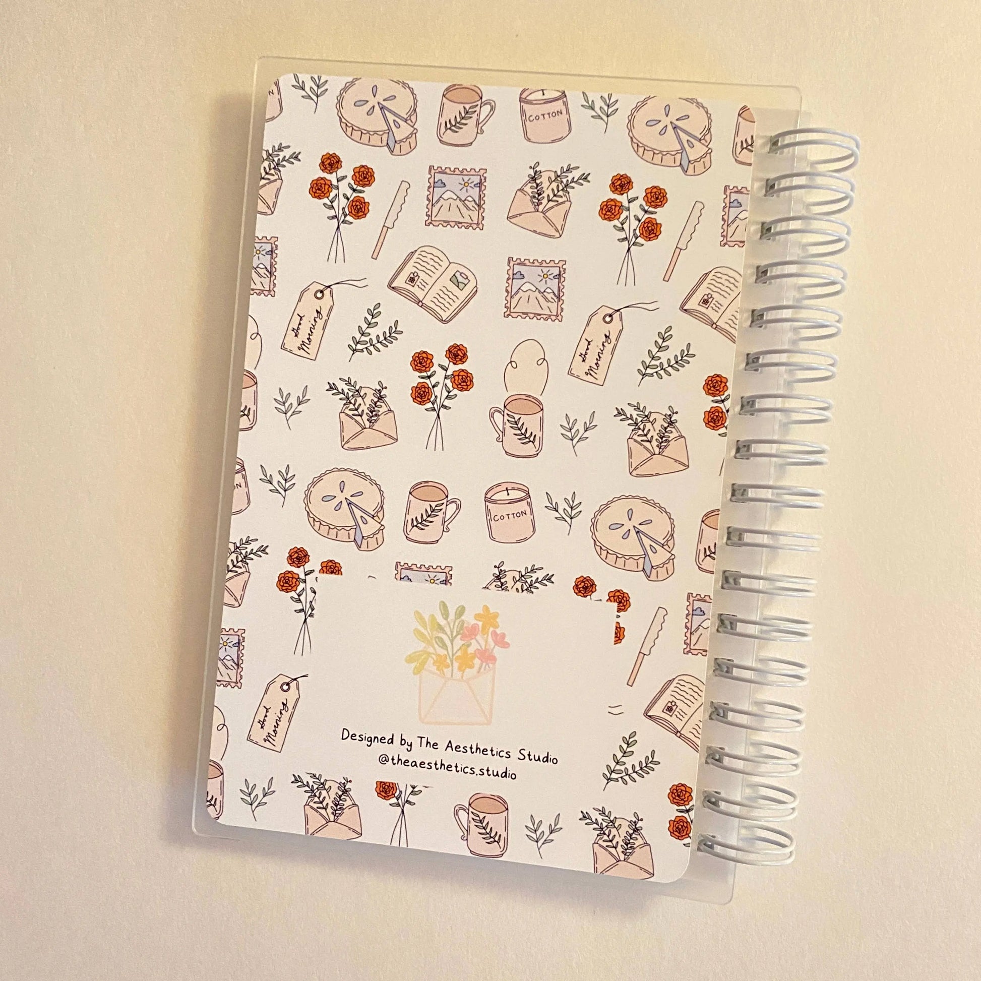 cozy cottage reusable sticker storage book The Aesthetics Studio
