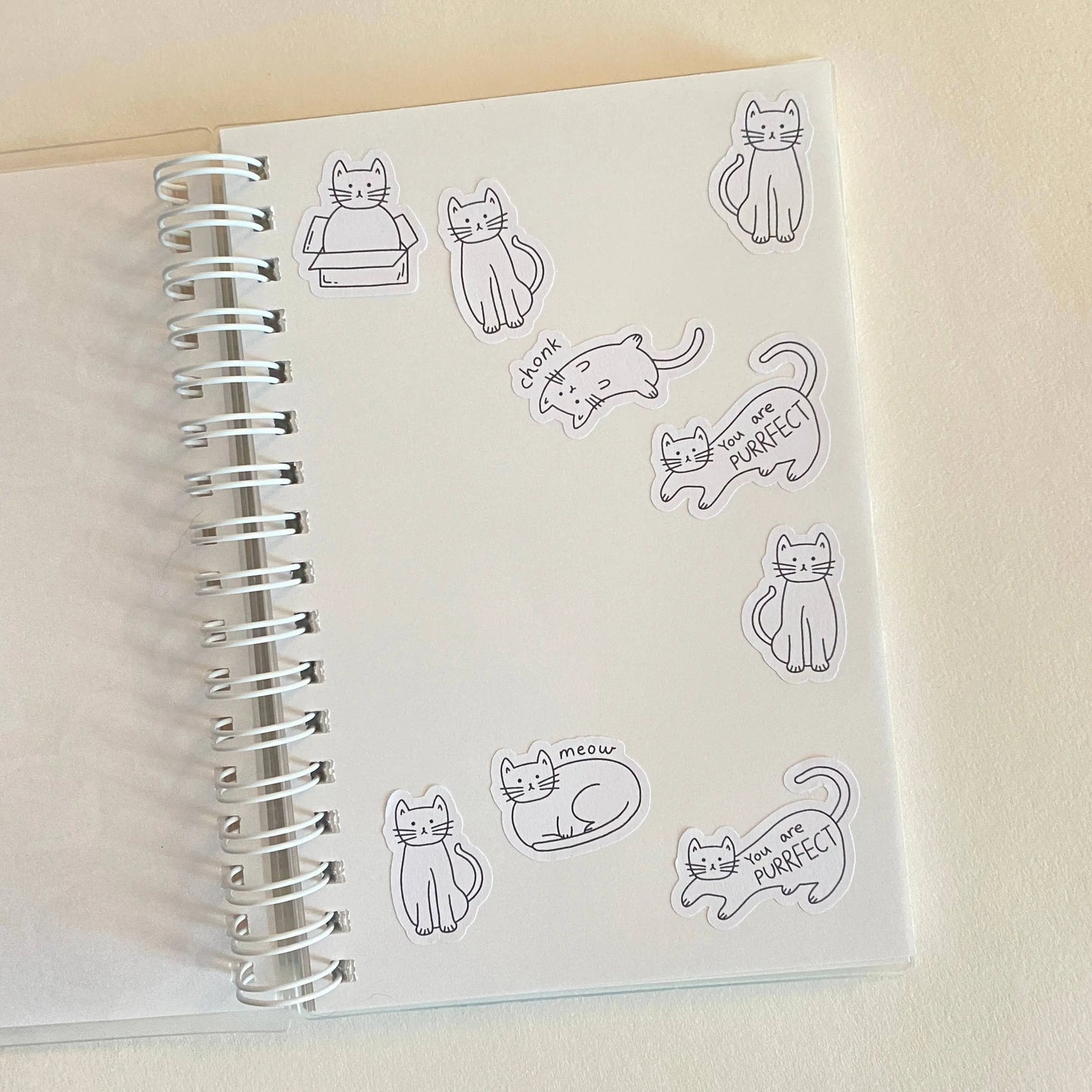 cozy cottage reusable sticker storage book The Aesthetics Studio