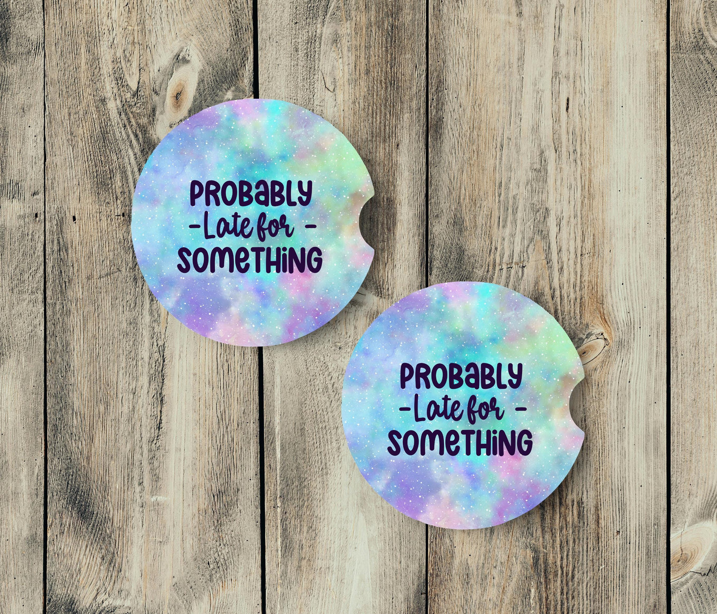 Probably Late for Something - Car Coaster