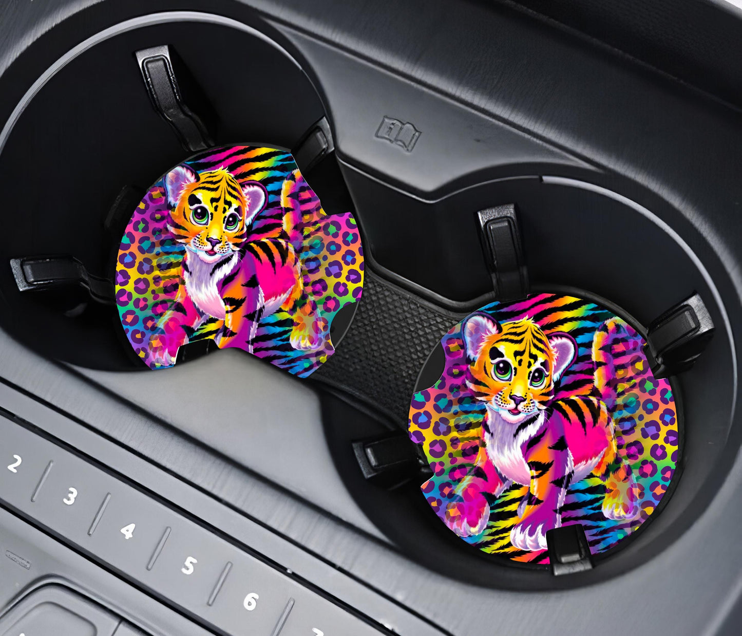 Lisa Cheetah Nostalgia - Car Coaster