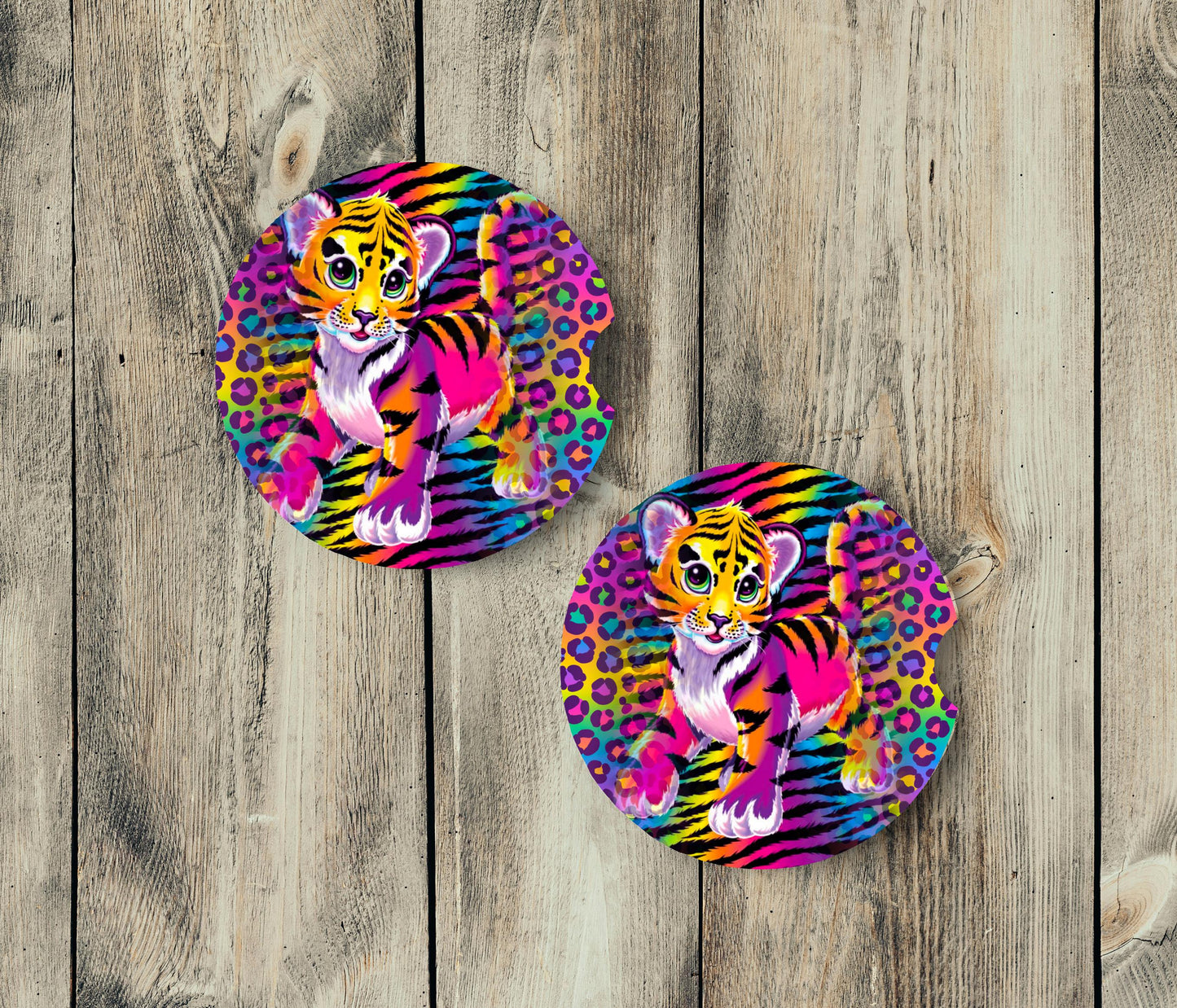 Lisa Cheetah Nostalgia - Car Coaster