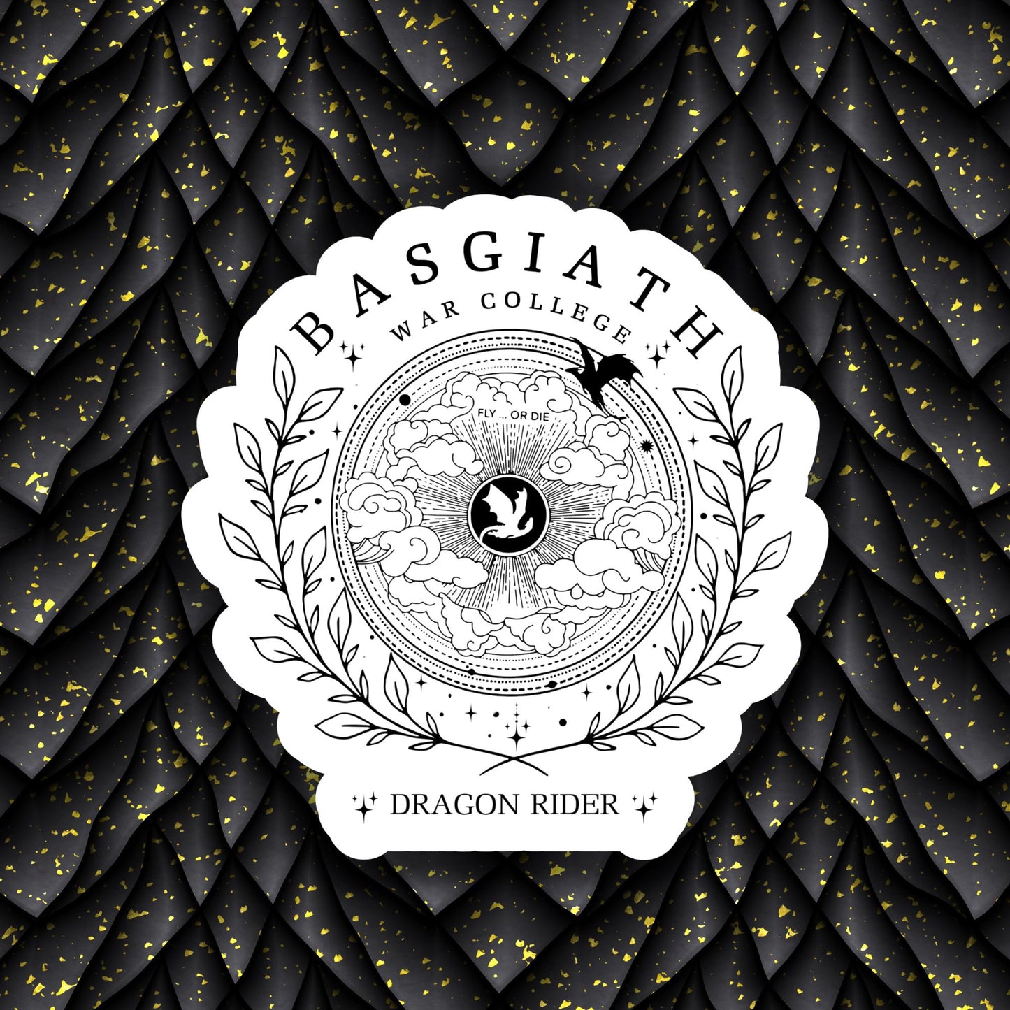 Basgiath (Fourth Wing) - Sticker