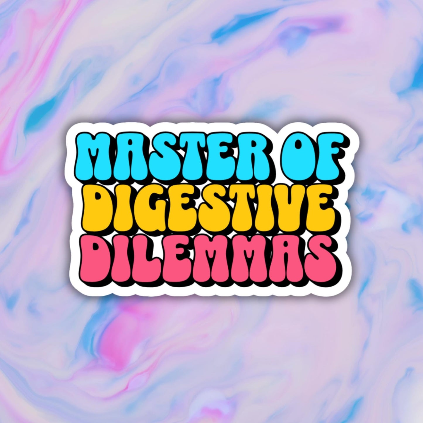 Master of Digestive Dilemmas - Sticker