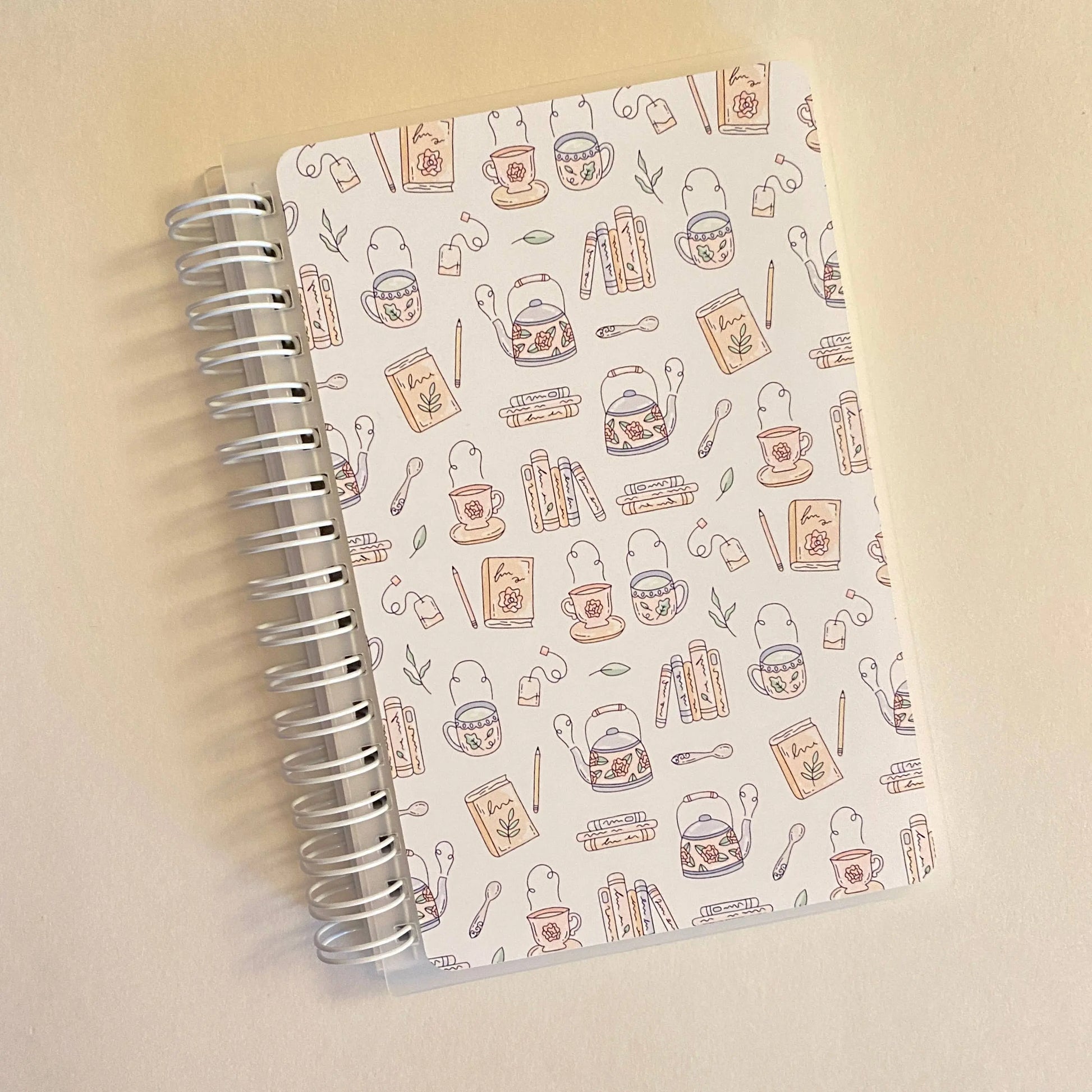 tea & books reusable sticker storage book The Aesthetics Studio