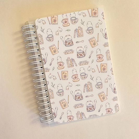 tea & books reusable sticker storage book The Aesthetics Studio