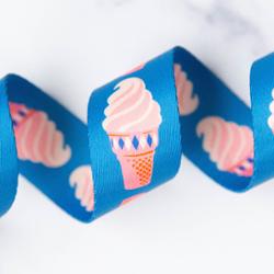 Webbing 1.5" Ice Cream In Brt B