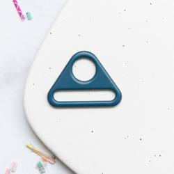 1.5" Triangle Ring Deep Teal