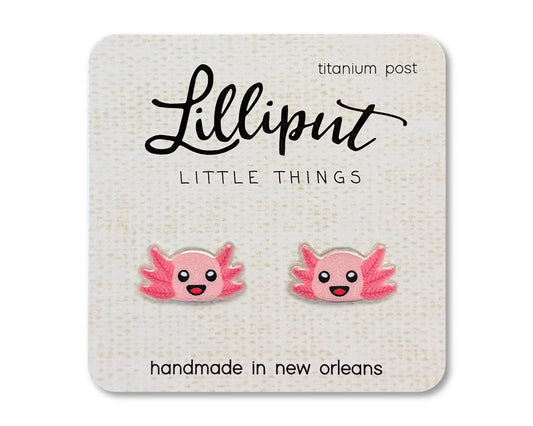 Axolotl Earrings Harper Grace Press