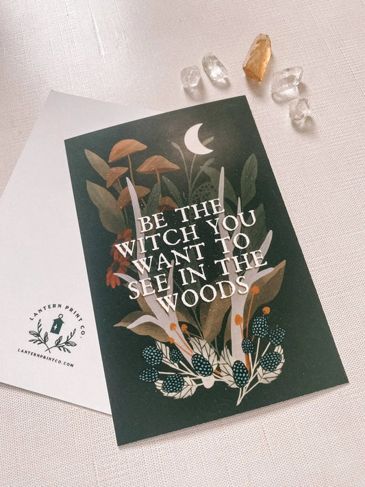 Be the Witch, Postcard Print