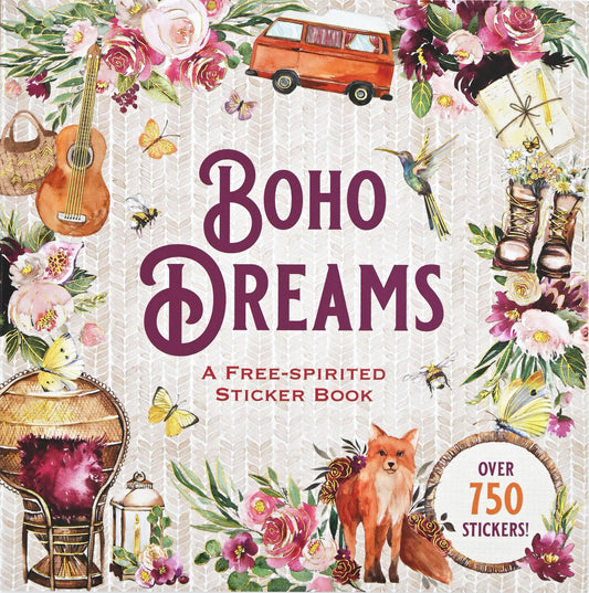 Boho Dreams Sticker Book Peter Pauper Press