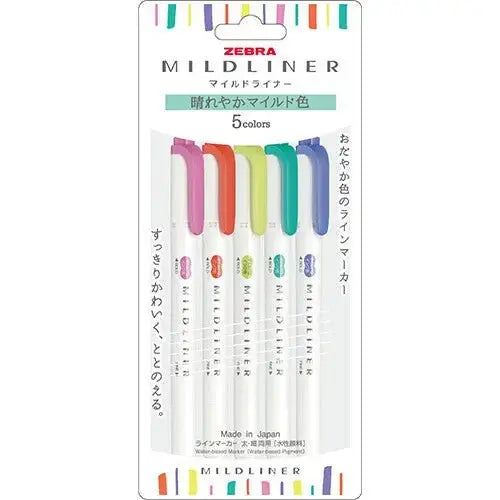 Copy of Mildliner Double-Sided Highlighter- 5-Color Set