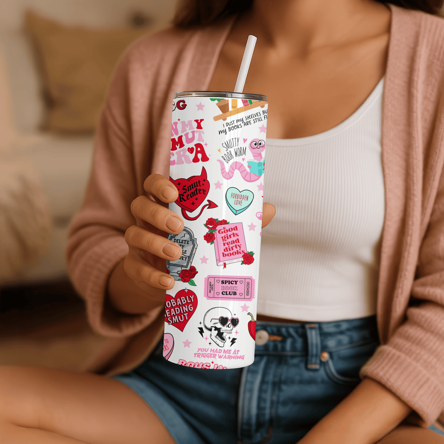 Smut Reader/Book Lover Tumbler 20oz
