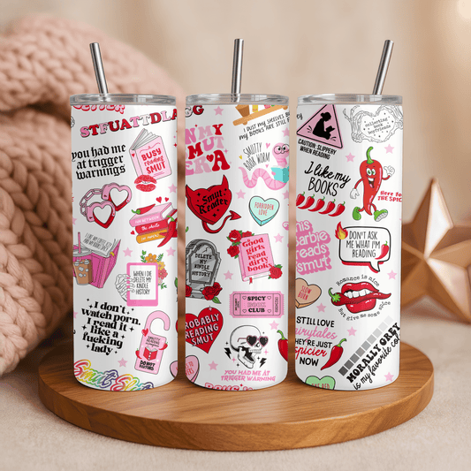 Smut Reader/Book Lover Tumbler 20oz