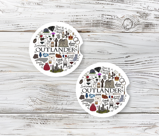 Outlander - Car Coaster