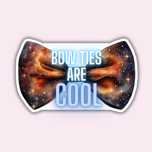 Doctor Who / Matt Smith Sticker - Bow Ties are cool