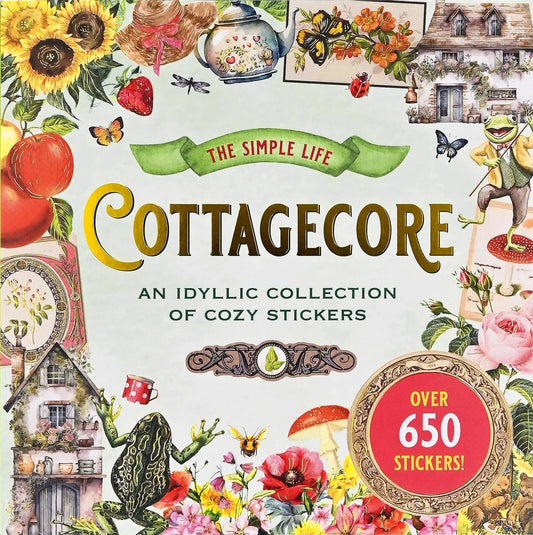 Cottagecore Sticker Book  Harper Grace Press