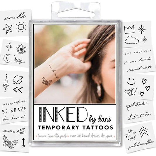 Forever Favorites Temporary Tattoo Pack by Dani