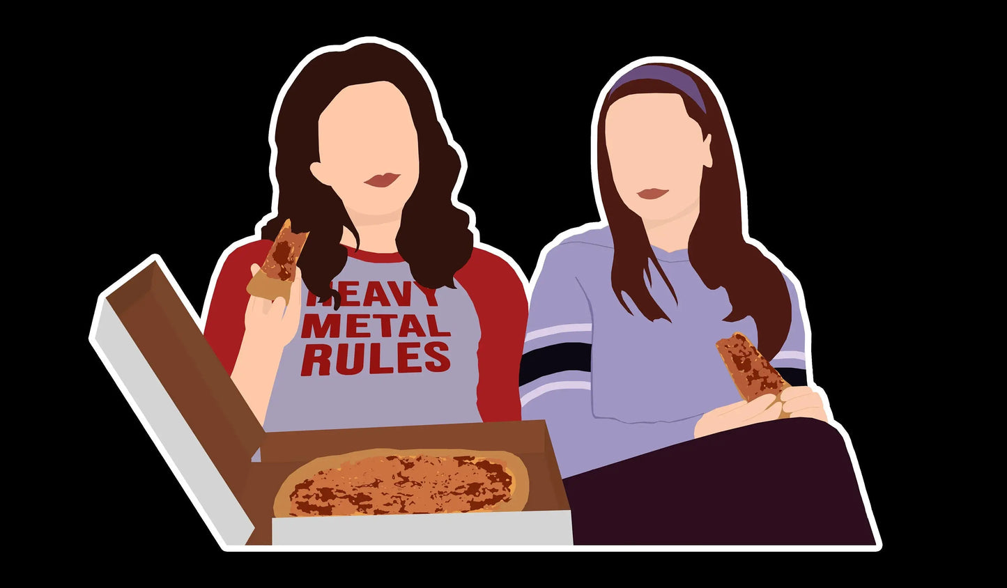 Gilmore Girls Lorelai & Rory Sticker