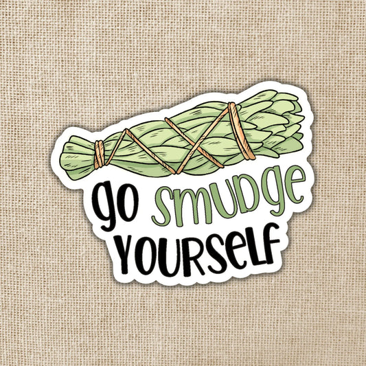 Go Smudge Yourself Sticker, 3-inch