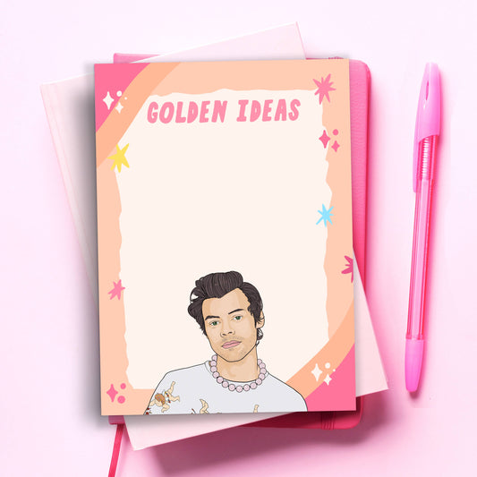 Harry Styles Notepad - Pop Culture To Do List Planner Pop Cult Paper