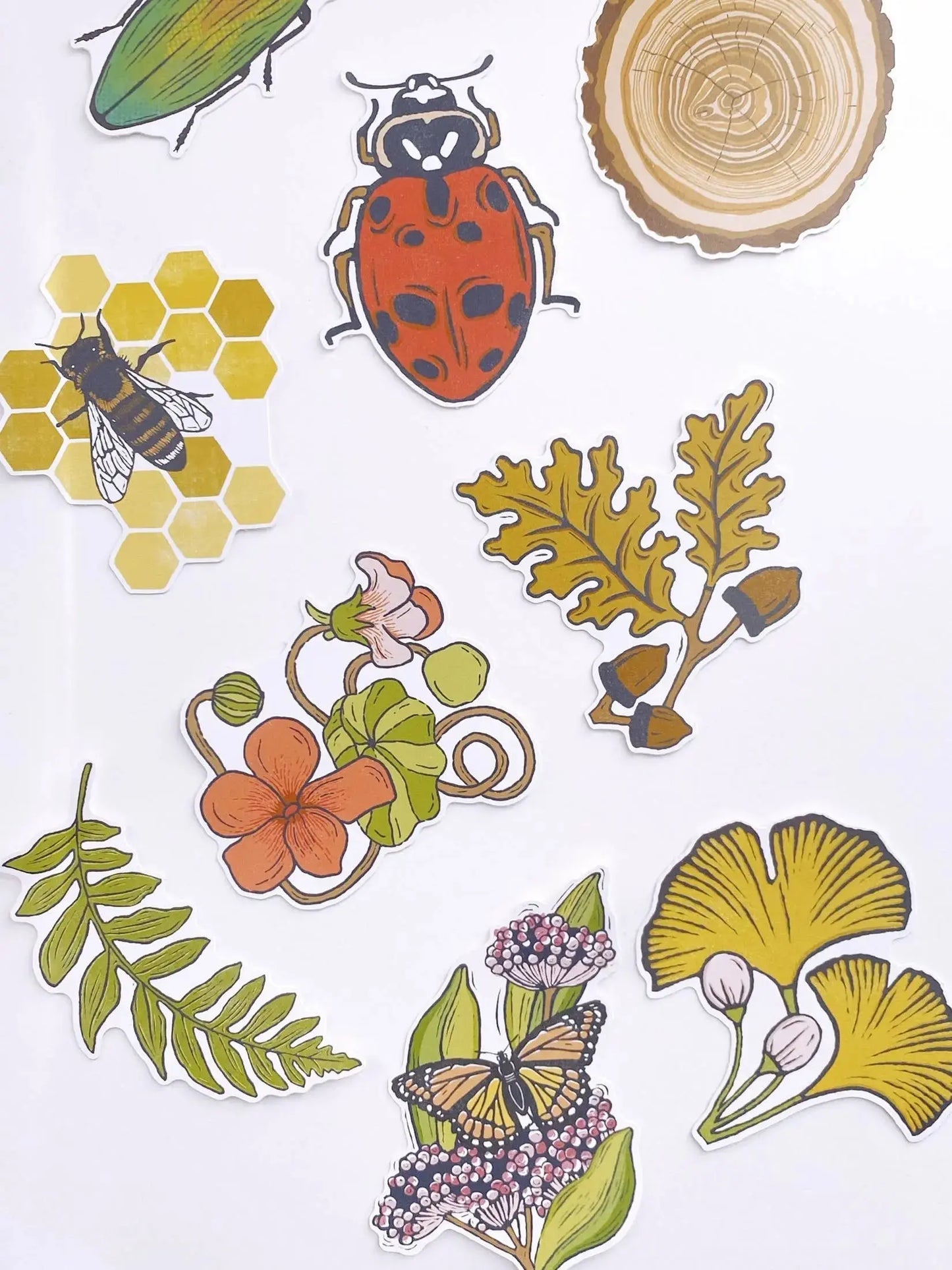 Honeybee Paper Sticker