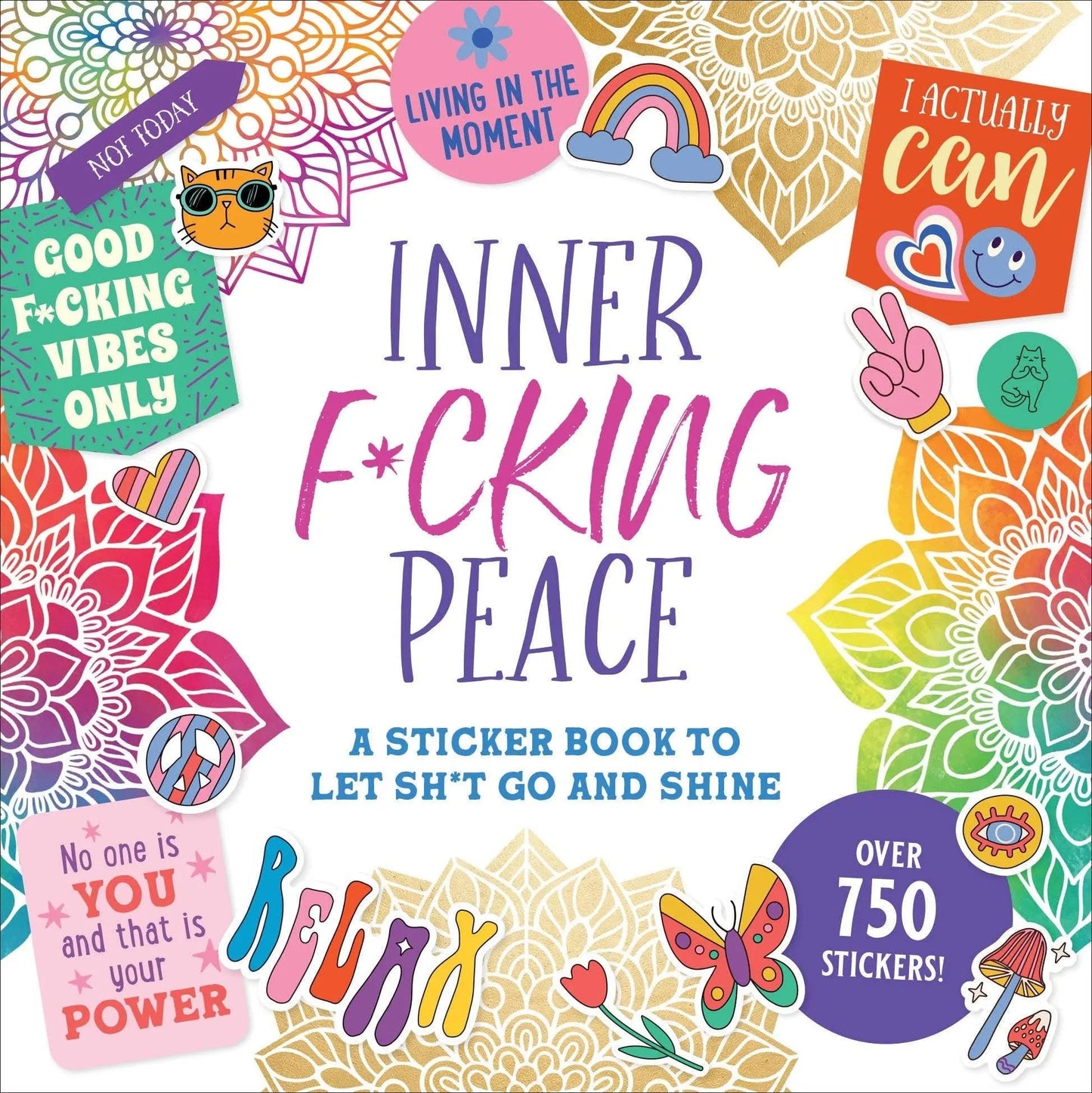 Inner F*cking Peace Book of Stickers - Harper Grace Press