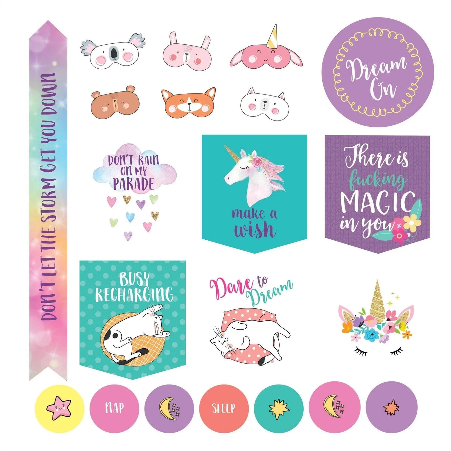 Inner F*cking Peace Book of Stickers - Harper Grace Press