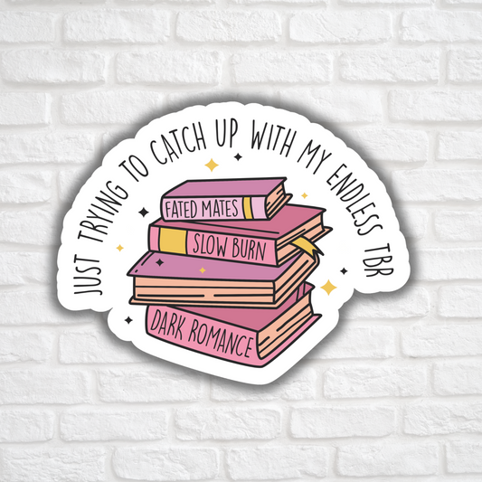 Trying to catch up with my TBR - Sticker