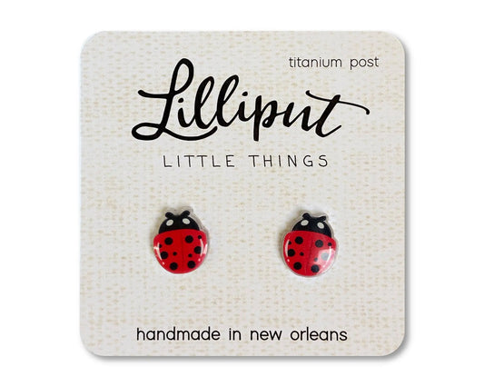 Ladybug Earrings Lilliput Little Things