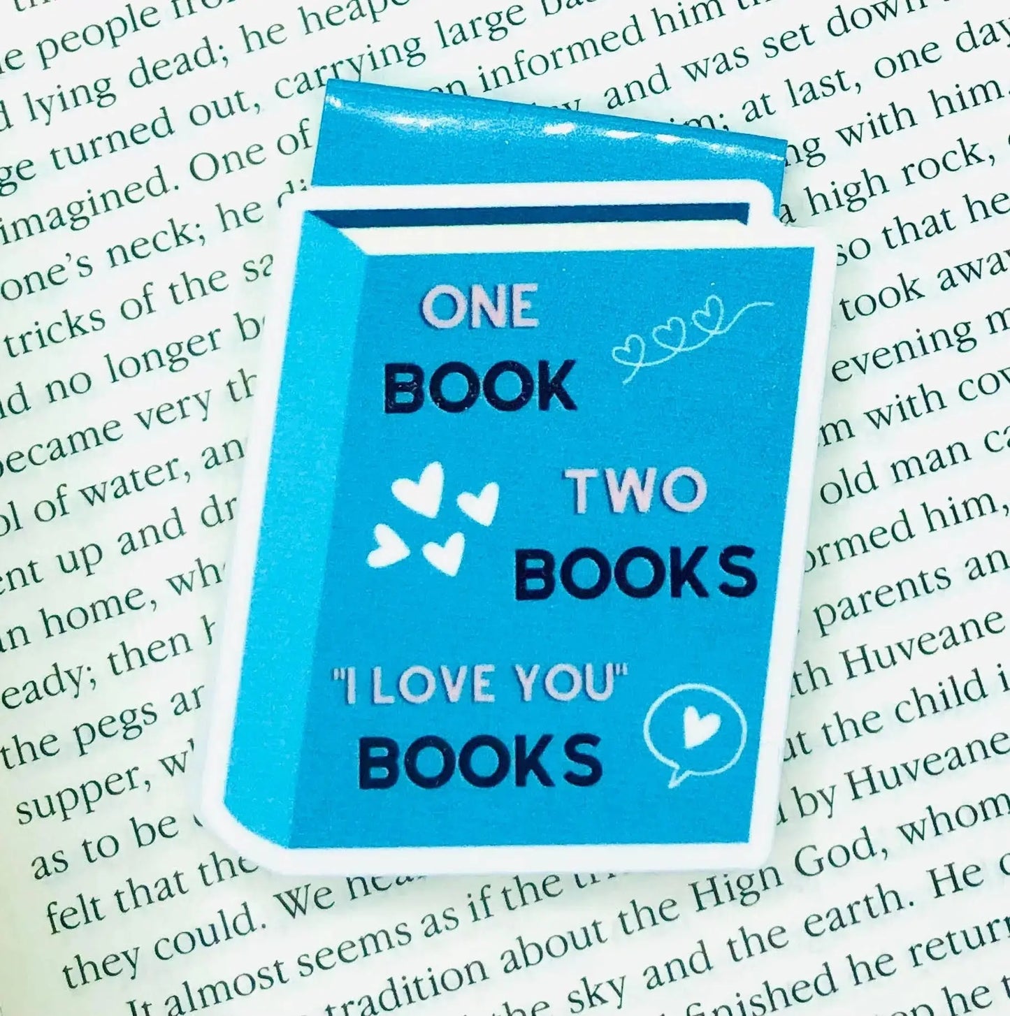 Love and Books Magnetic Bookmark