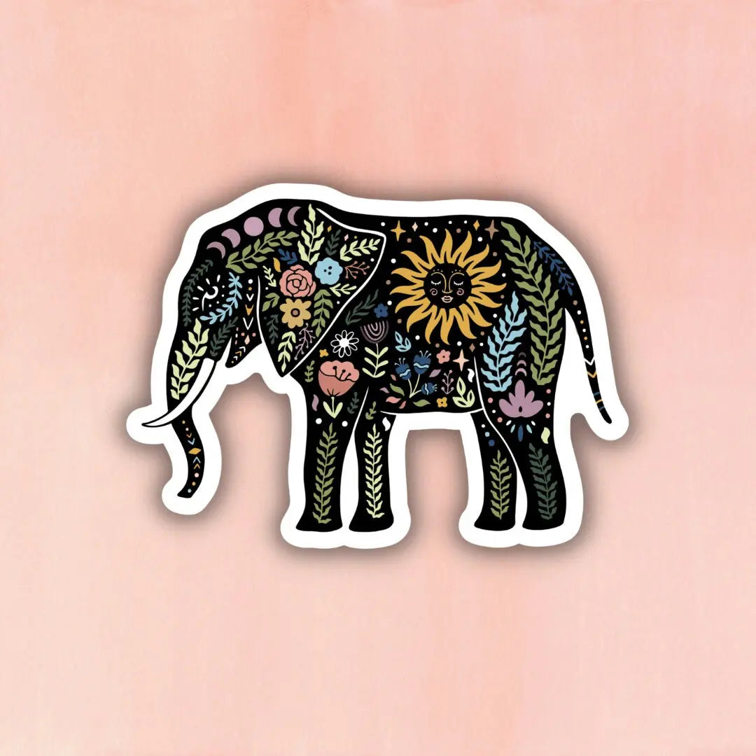Magical Boho Animal 5-Sticker Variety Pack