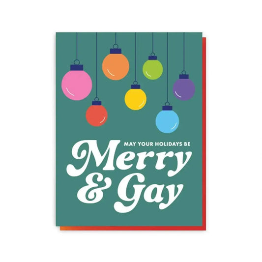 May Your Holidays Be Merry and Gay A2 Card