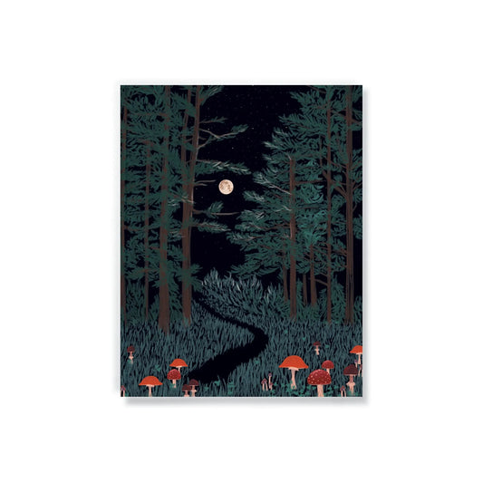 Moonrise Forest Layflat Journal Notebook