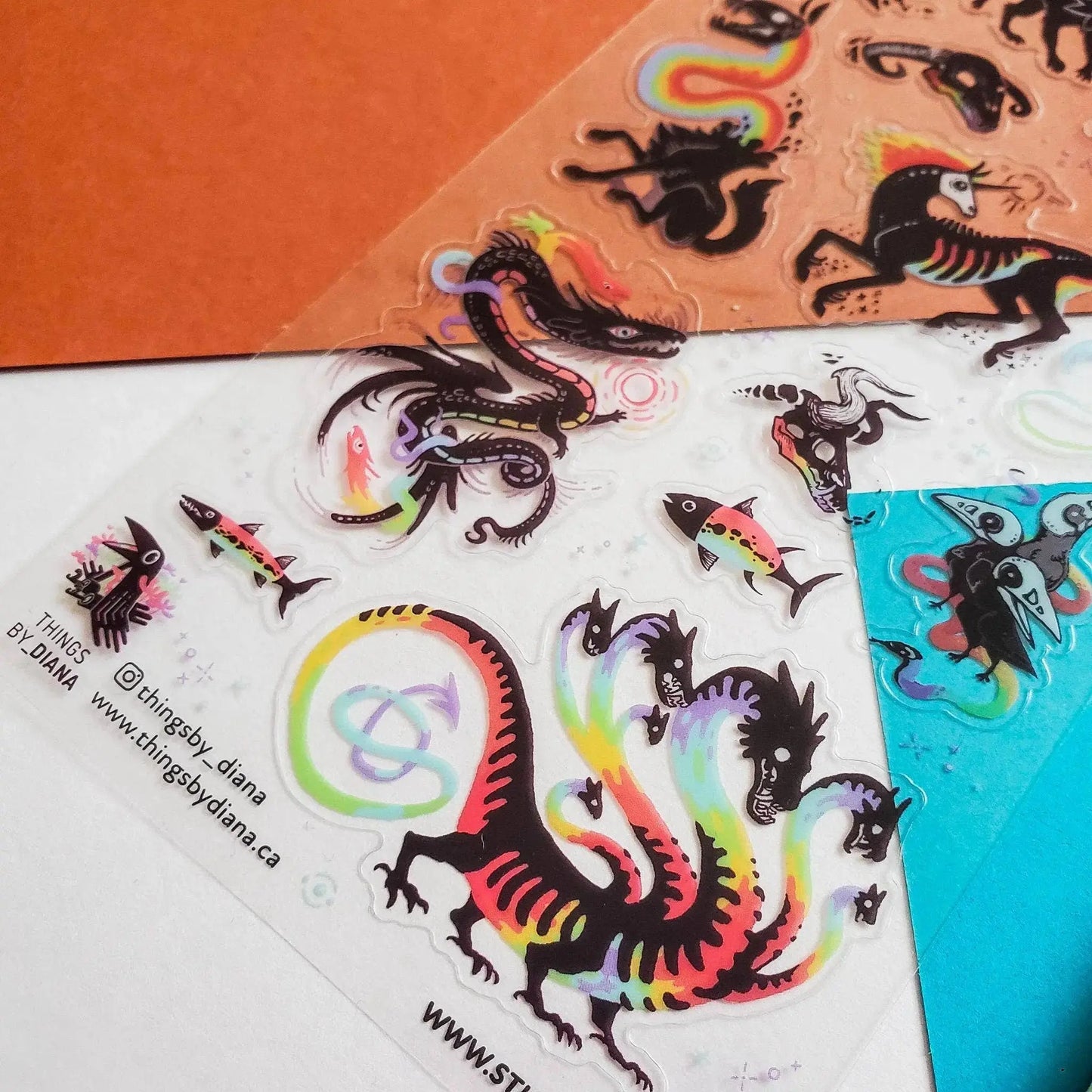 Mythical Rainbows Sticker Sheet