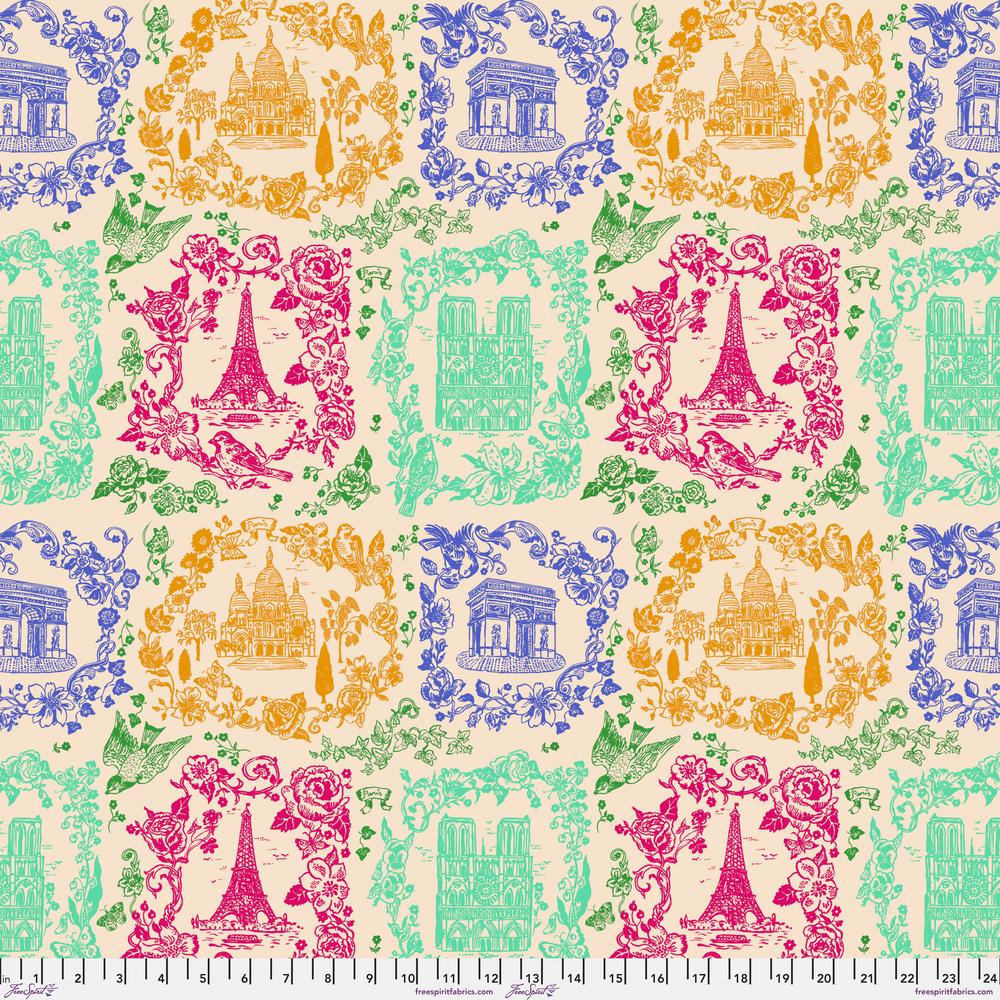A Night in Paris - Multi by Nathalie Lété (Half Yard)
