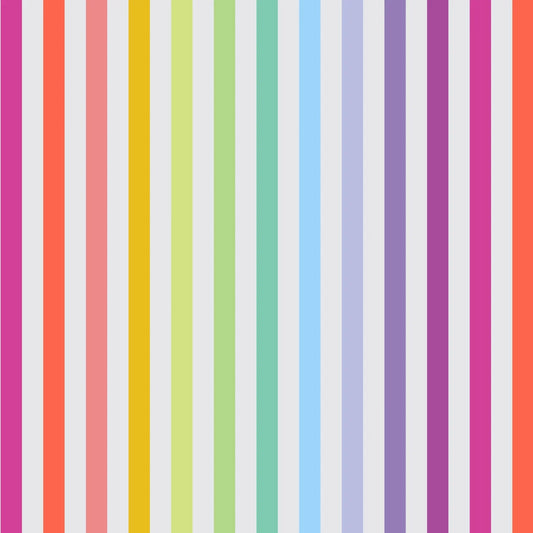 Disco Stripe - Whisper by Tula Pink (Half Yard)