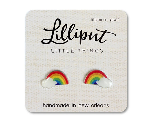 Rainbow Earrings Lilliput Little Things