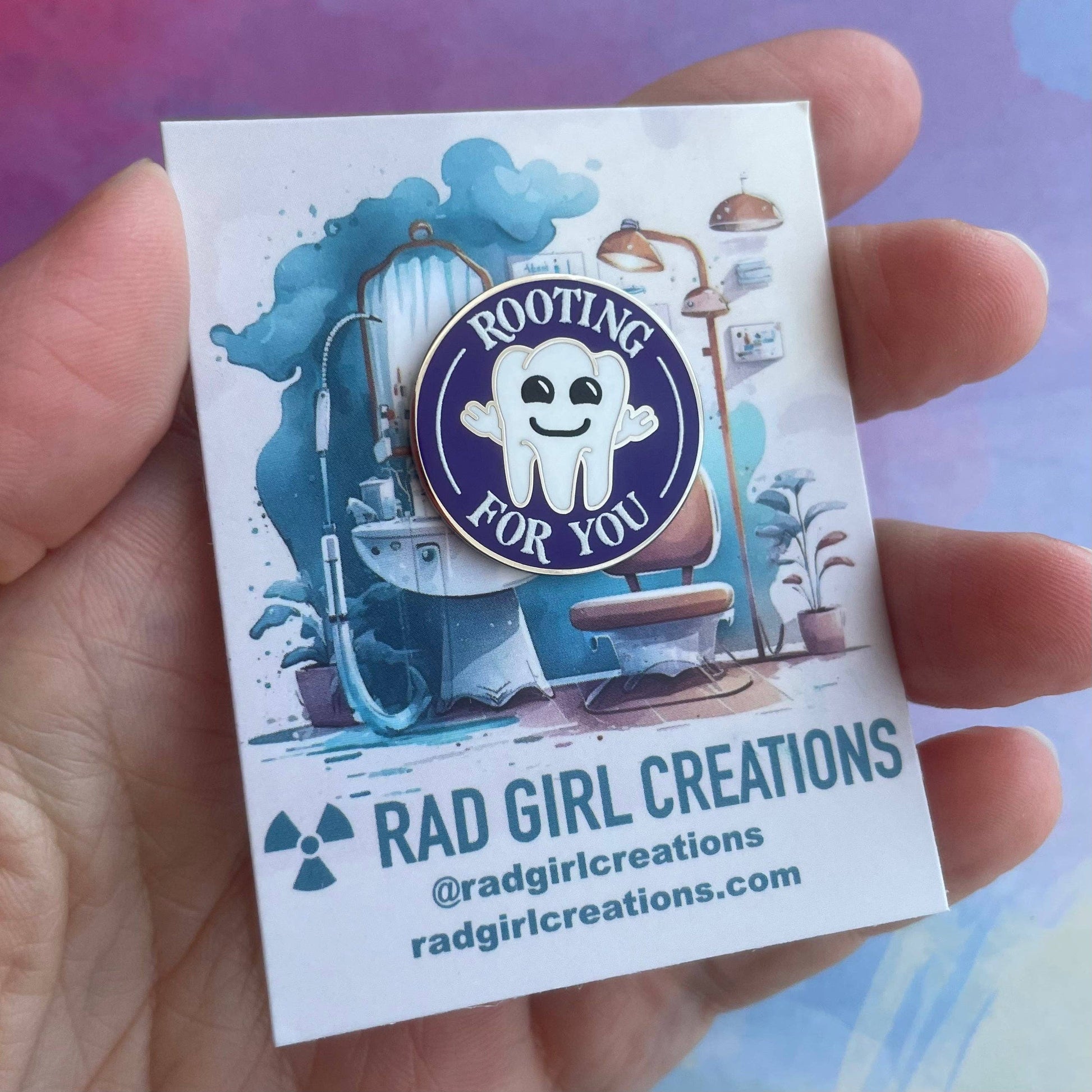 Rooting For You Pin Rad Girl Creations