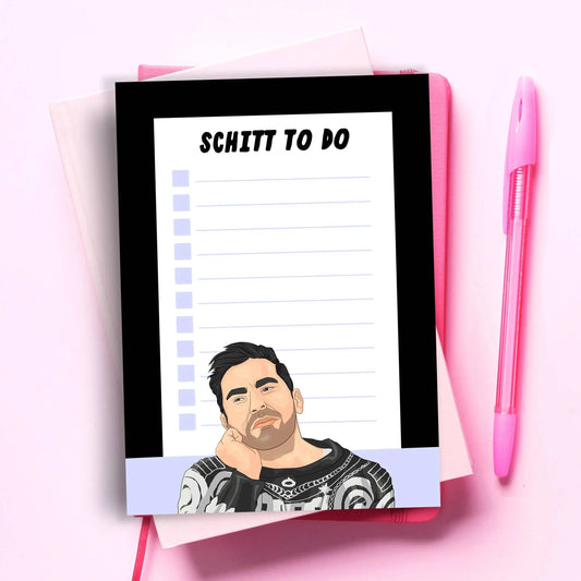 Schitt's Creek Funny To Do List Notepad Planner