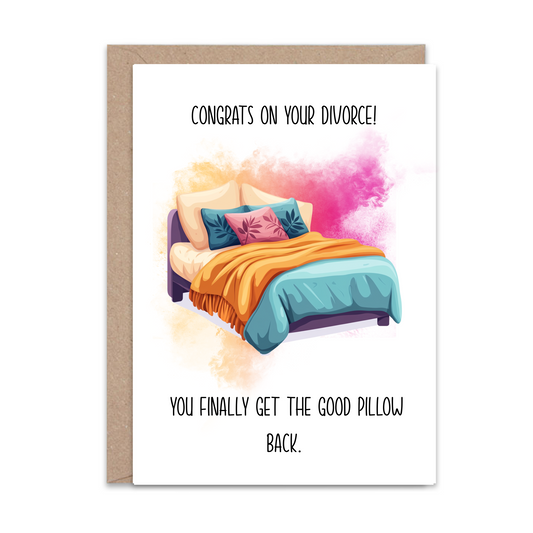 Congrats on your Divorce  ( Congrats ) - Greeting Card