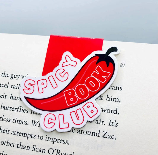 Spicy Book Club Magnetic Bookmark